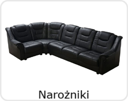 Narożniki do salonu - ze skóry naturalnej i z tkaniny materiałowej